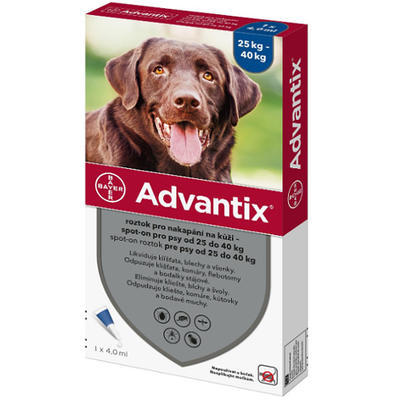 Advantix Spot On 1x4 ml pro psy 25 - 40 kg