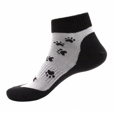 Ponožky TLAPKY černo-šedé 39-42, 39-42