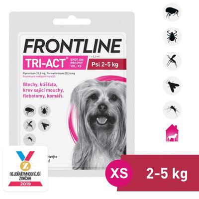 Frontline Tri-Act pro psy spot-on XS (2-5 kg) xxx