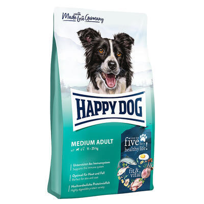 Happy Dog Medium Adult Fit & Vital 4 kg - 1