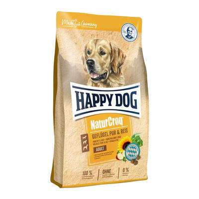 Happy Dog NaturCroq Geflugel Pur & Reis 1 kg - 1