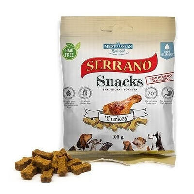 SERRANO Snack for Dog Turkey 100 g x