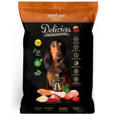 Delicias Adult dog SEMI-MOIST- soft 1,5kg - 1